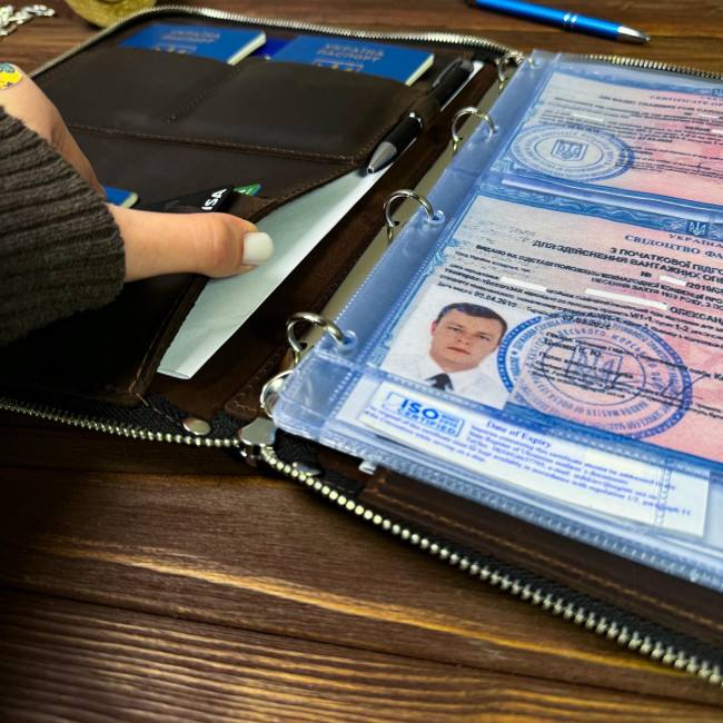 Папка моряка на змійці (крейзі) Шоколад