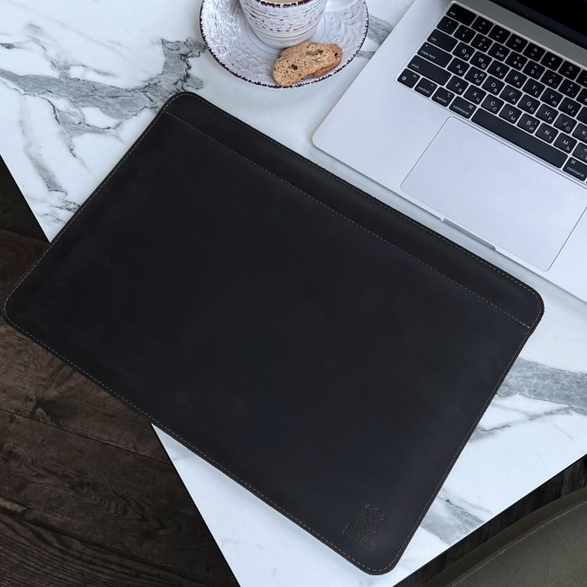 Шкіряний чохол стандарт для MacBook (крейзи) Шоколад