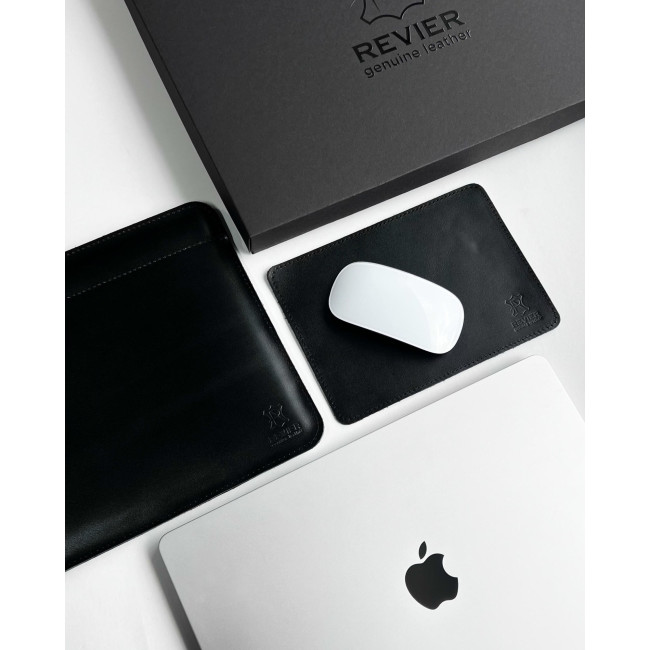 Шкіряний чохол стандарт для MacBook (кайзер) Чорний