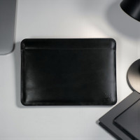 Кожаный чехол стандарт для MacBook (кайзер) Черный
