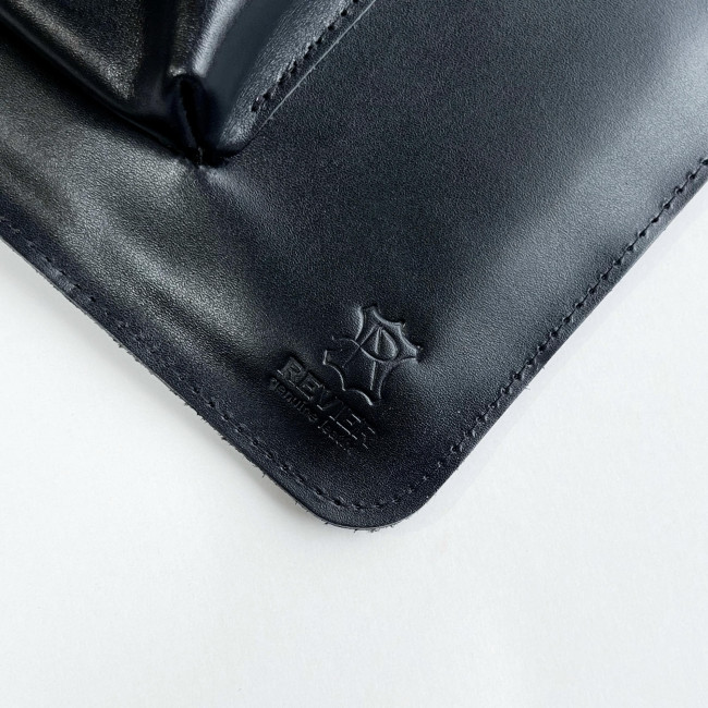 Шкіряна сумка для MacBook (кайзер) Чорний