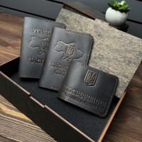 Набір УБД паспорт військовий (Крейзі) шоколад