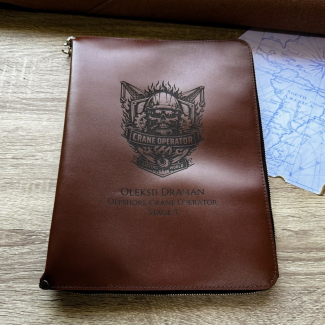 Папка моряка на змійці (кайзер) Коньяк